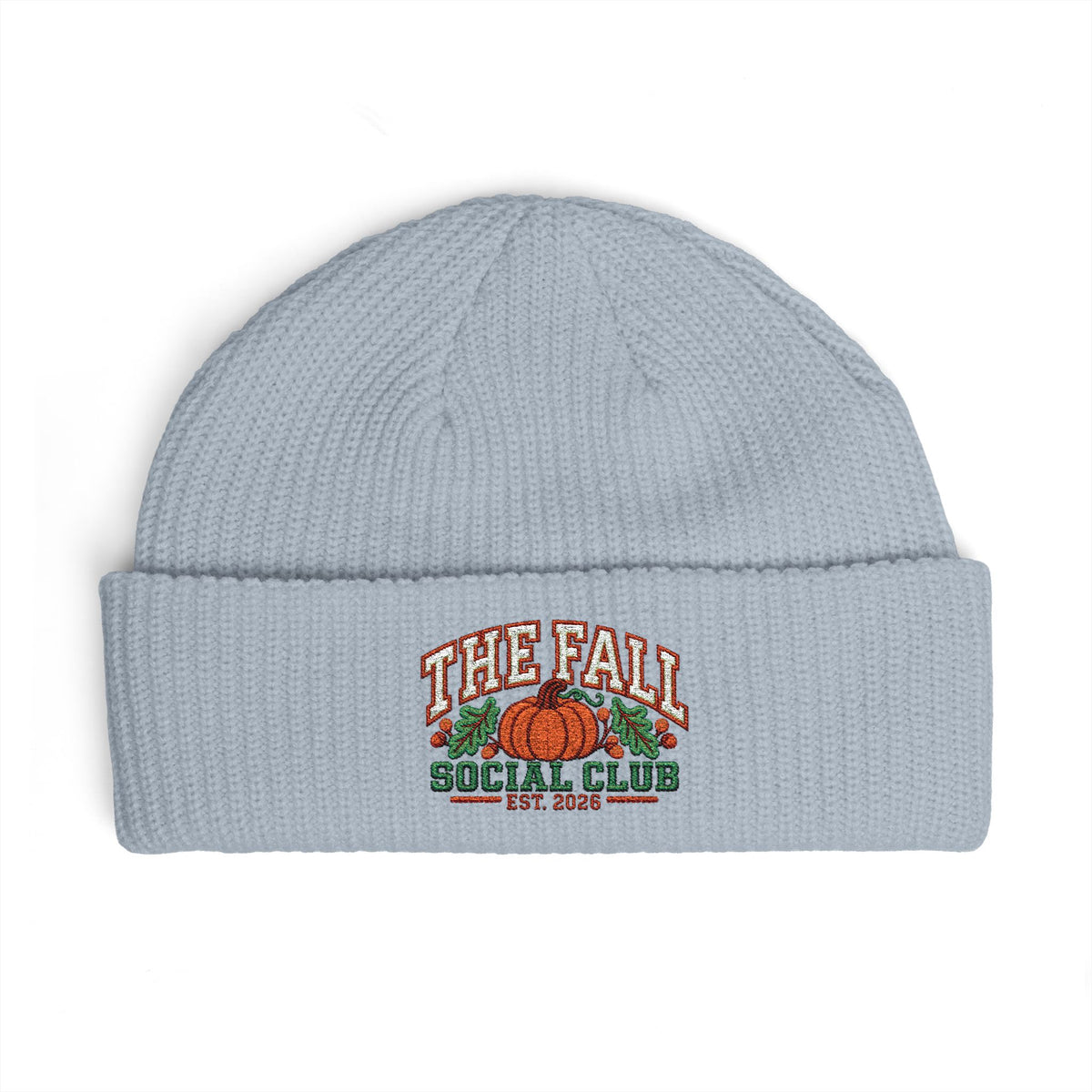 Fall Social Club 2026 Embroidered Cuff Beanie