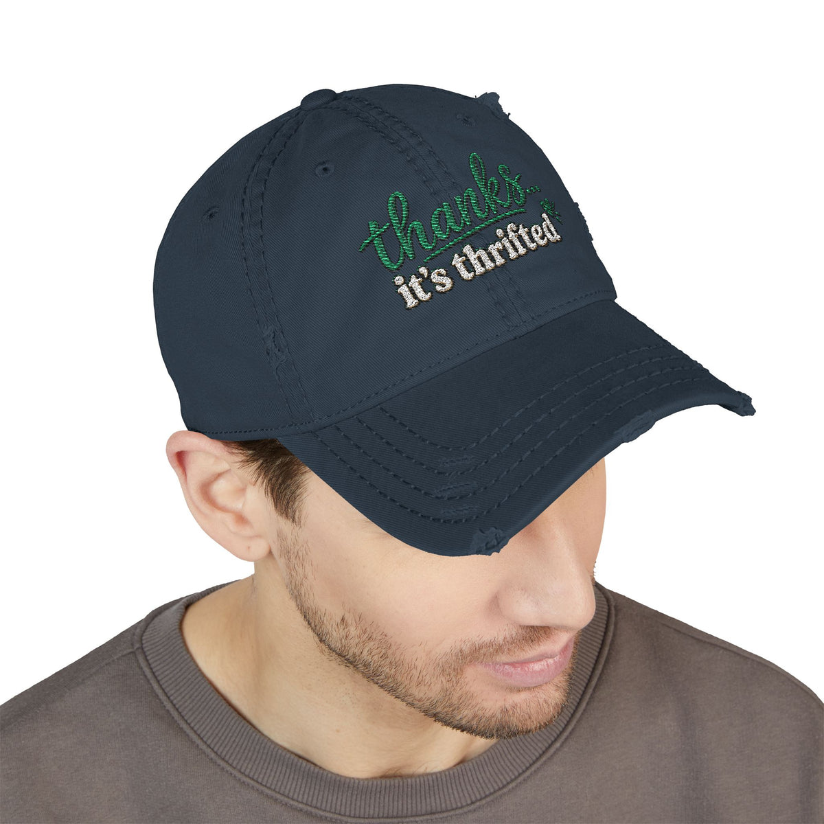 Thanks… It's Thrifted Embroidered Dad Hat