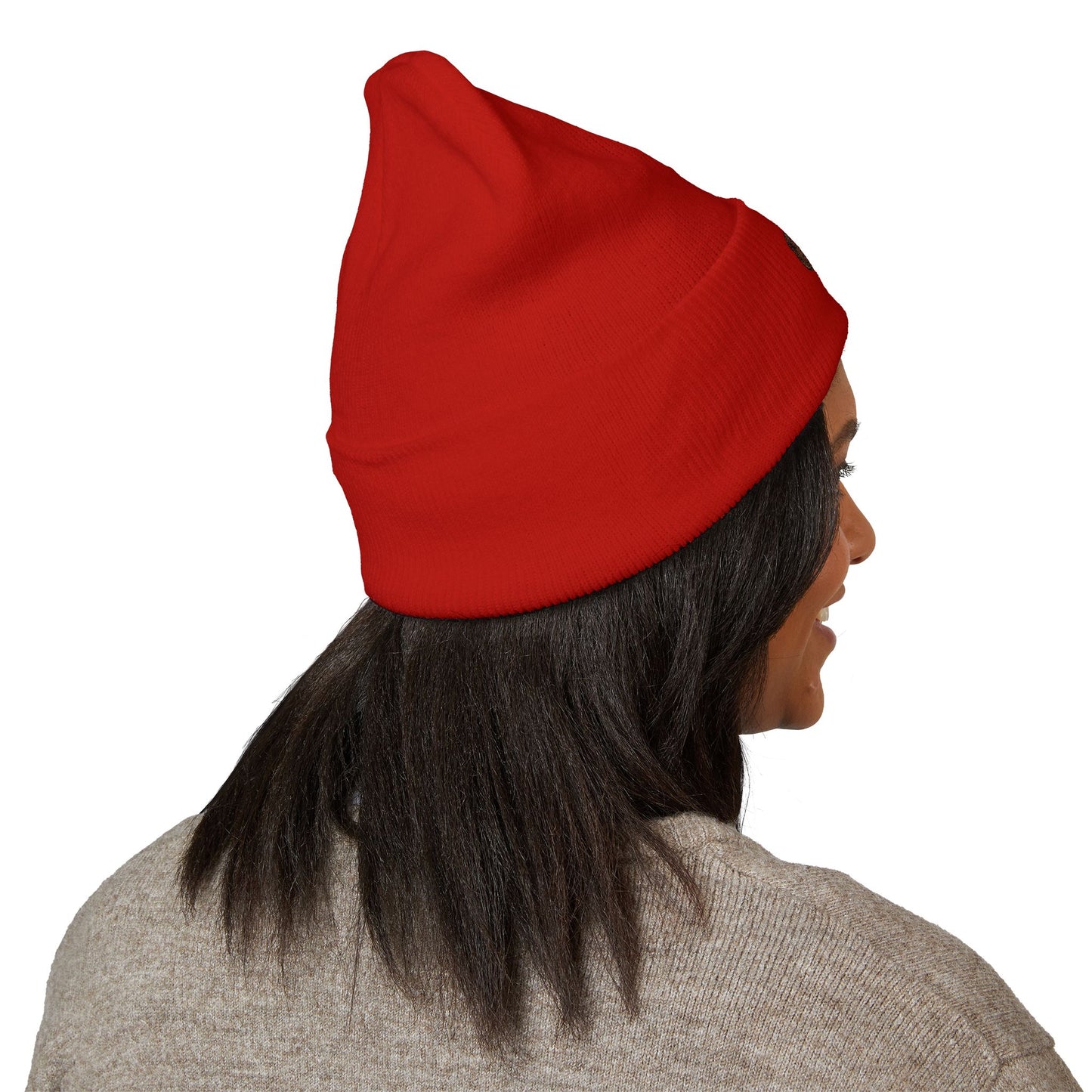 Dachshund Embroidered Beanie | Cuffed Knit Hat