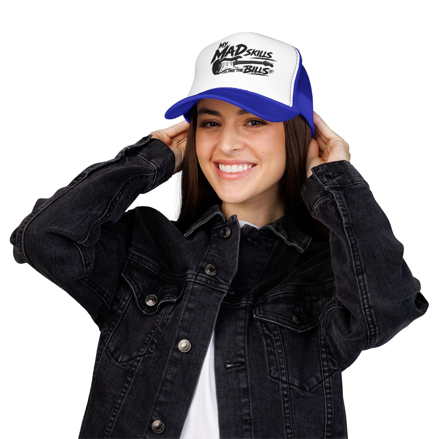 My Mad Skills Guitar Trucker Hat | Musician Rock Cap