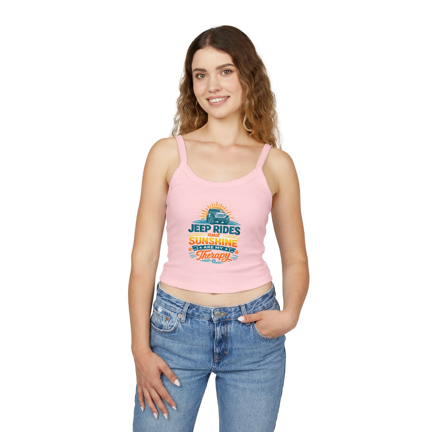 Outdoor Rides and Sunshine Tank Top | Summer Adventure Graphic