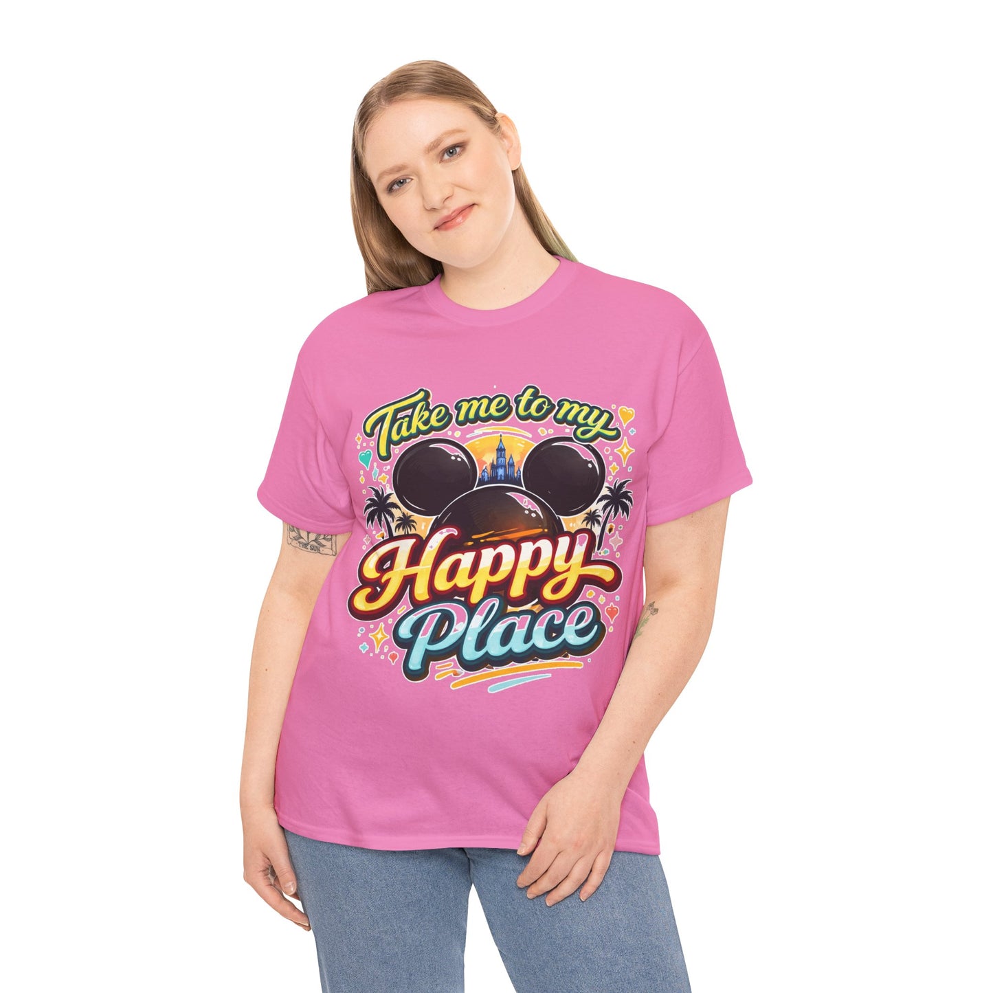 Take Me To My Happy Place T-Shirt | Mouse Ears Castle Vacation Tee