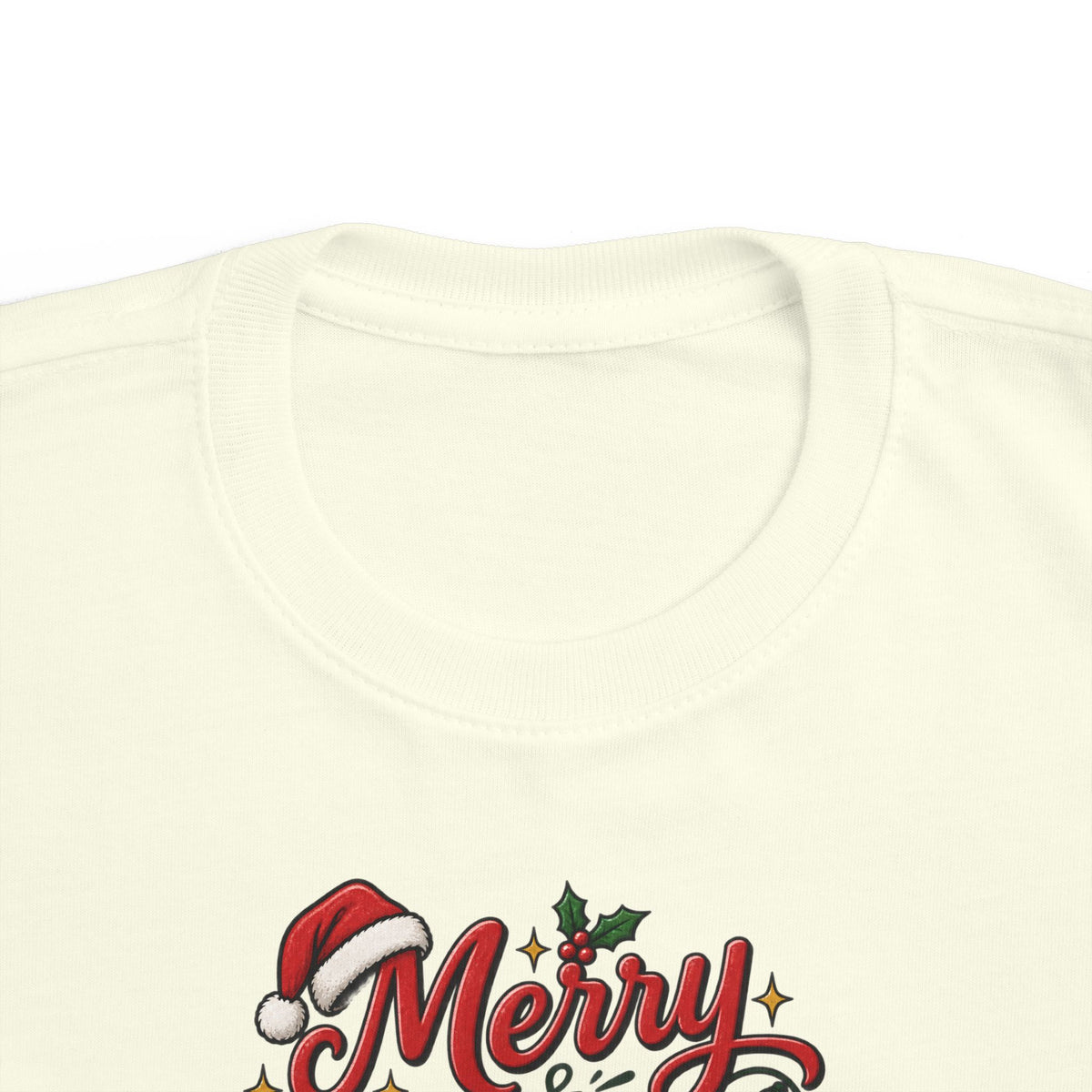 Toddler Christmas Tee – “Merry & Slightly Matching” Holiday Shirt friends or family matching tee