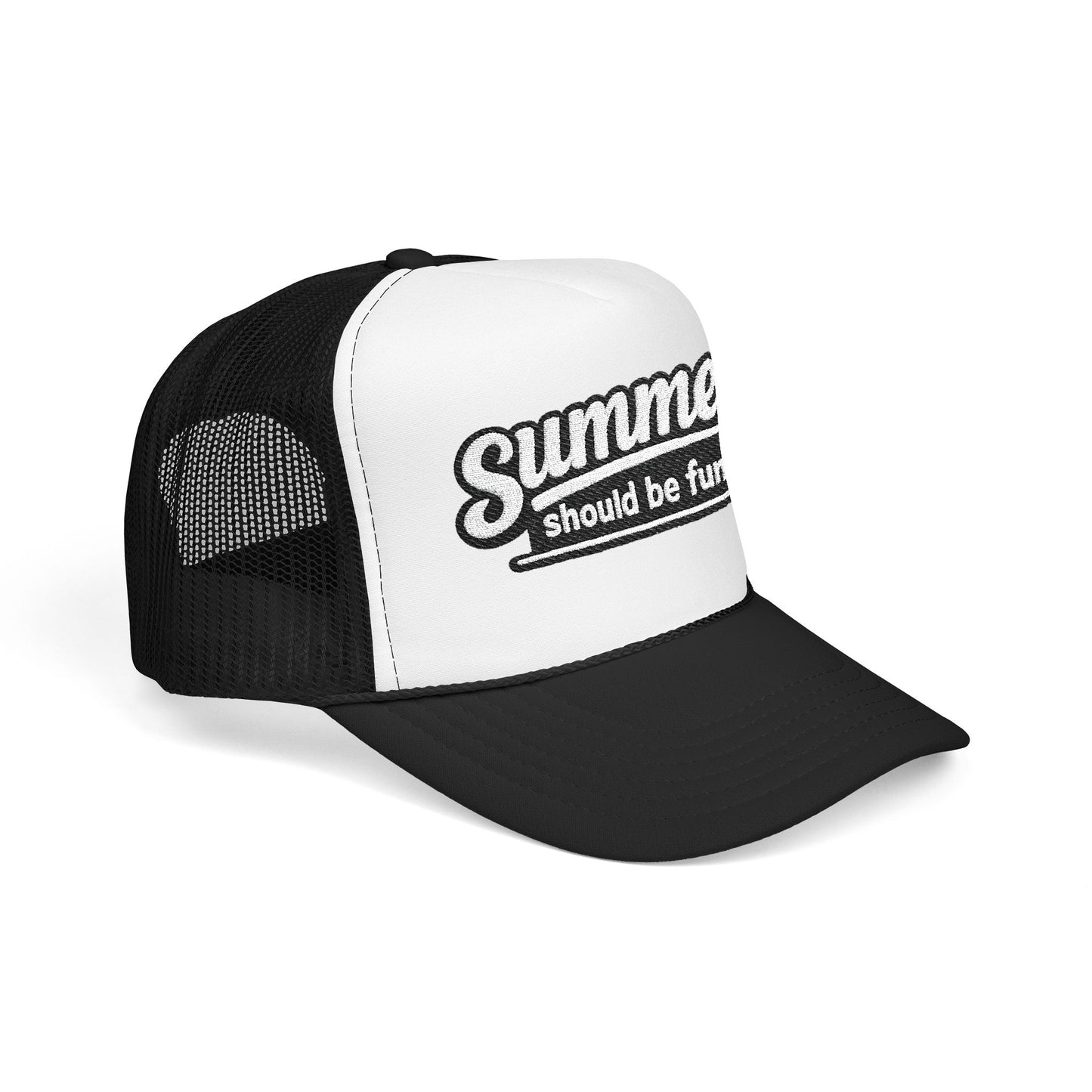 Summer Should Be Fun trucker hat | foam front mesh back Summer House quote