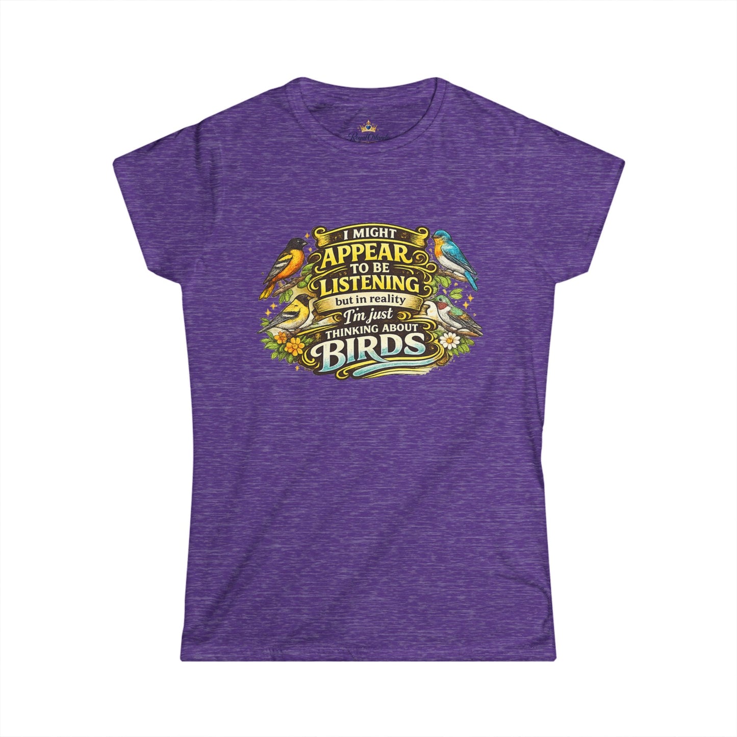 I Might Appear to Be Listening tee | Funny Bird Watching Shirt