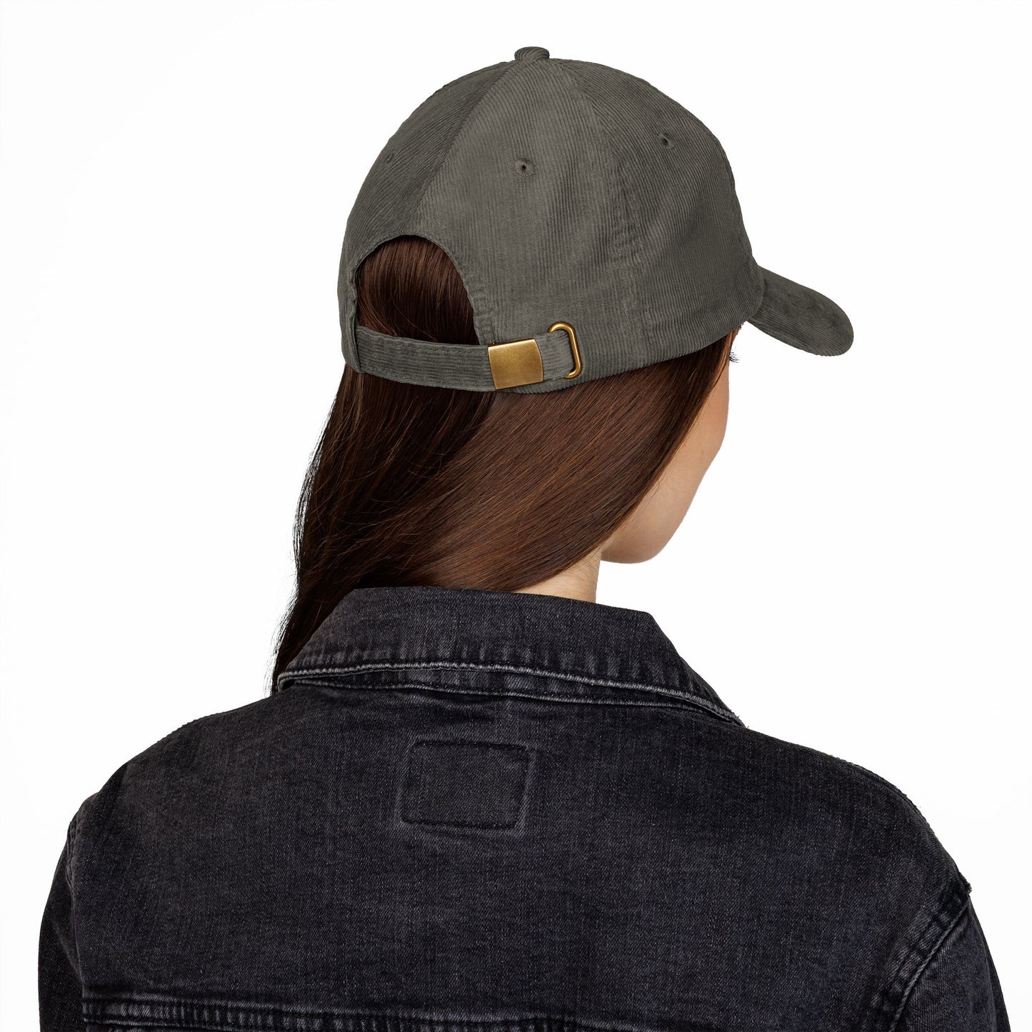 Embroidered Doberman Pinscher Dog Head Cap | Corduroy Hat