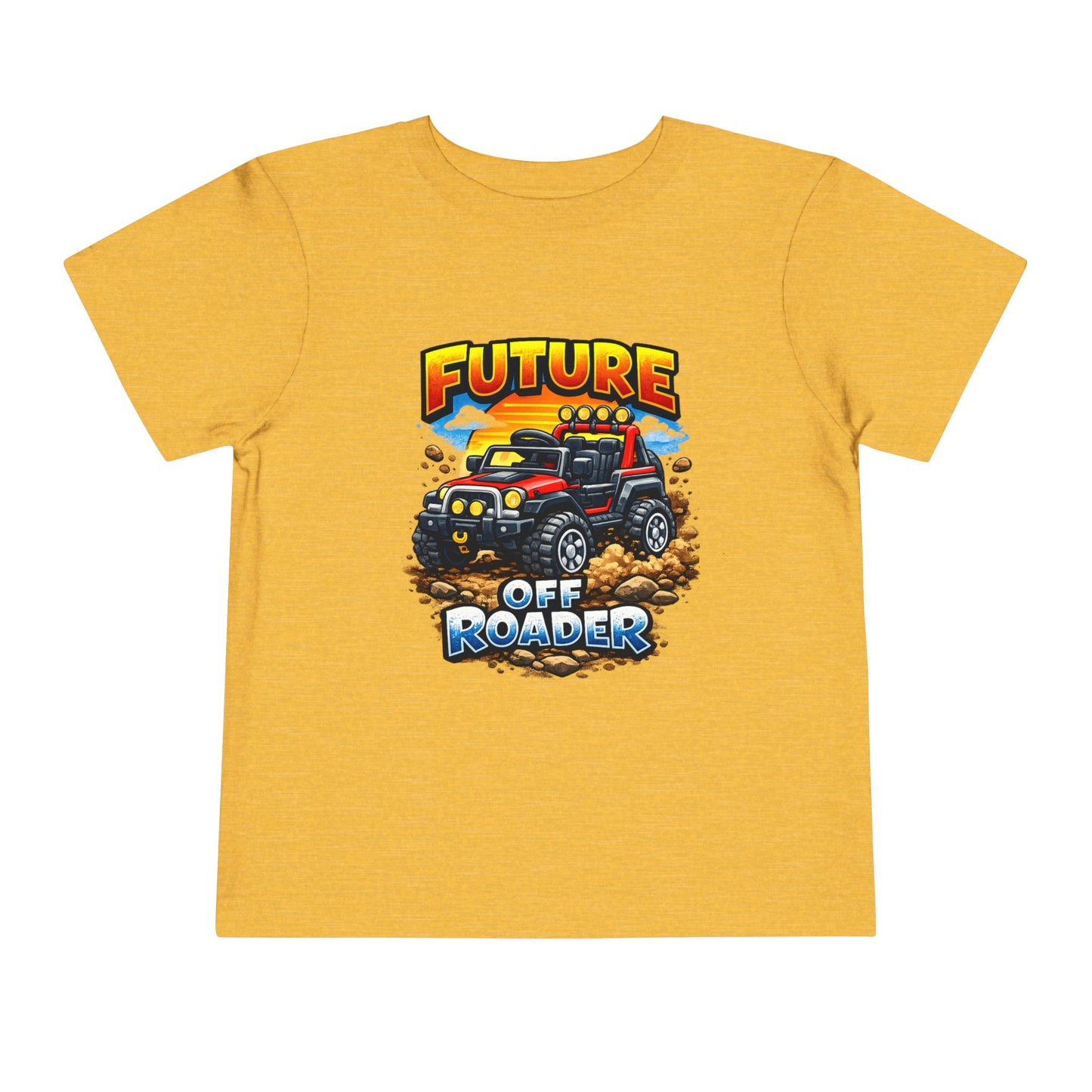 Future Off Roader Toddler Tee | Monster Truck Dirt Splash Graphic
