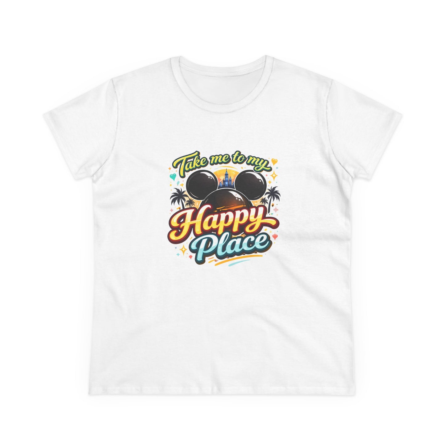 Take Me to My Happy Place Mickey Ears Tee | Disney Vacation Shirt