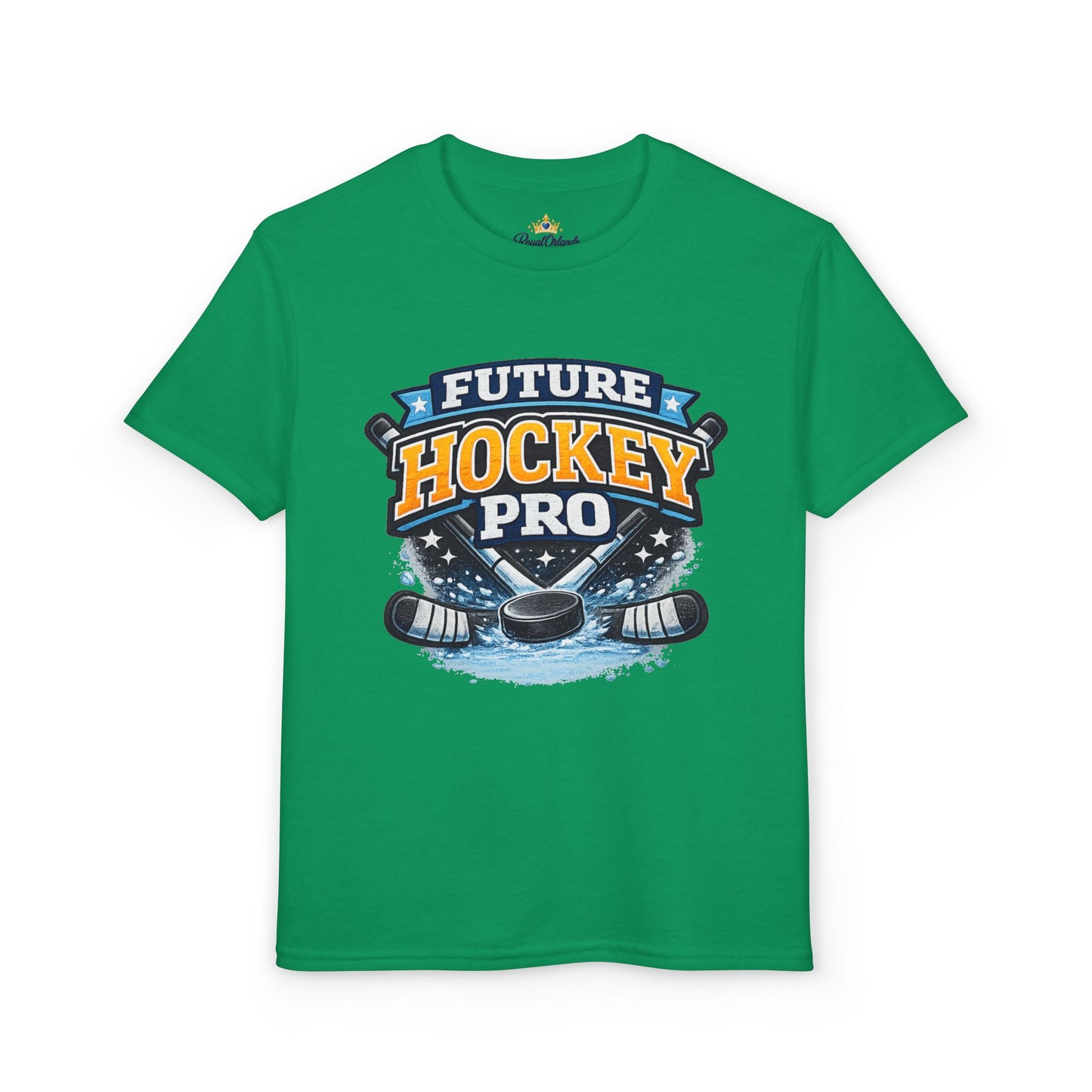 Future Hockey Pro Youth T-Shirt | Hockey Graphic, Puck & Sticks