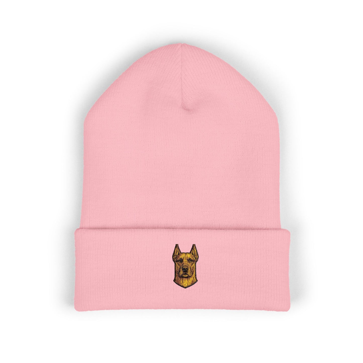 Great Dane  Embroidery Beanie | Cuffed Knit Hat