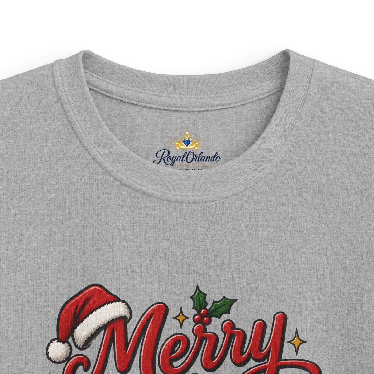 Kids T-Shirt — "Merry & Slightly Matching" Christmas Holiday Tee friends or family matching pajama shirt