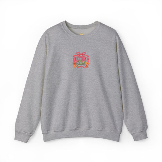 Autumn Girl 2026 Fall embroidered Unisex Heavy Blend™ Crewneck Sweatshirt