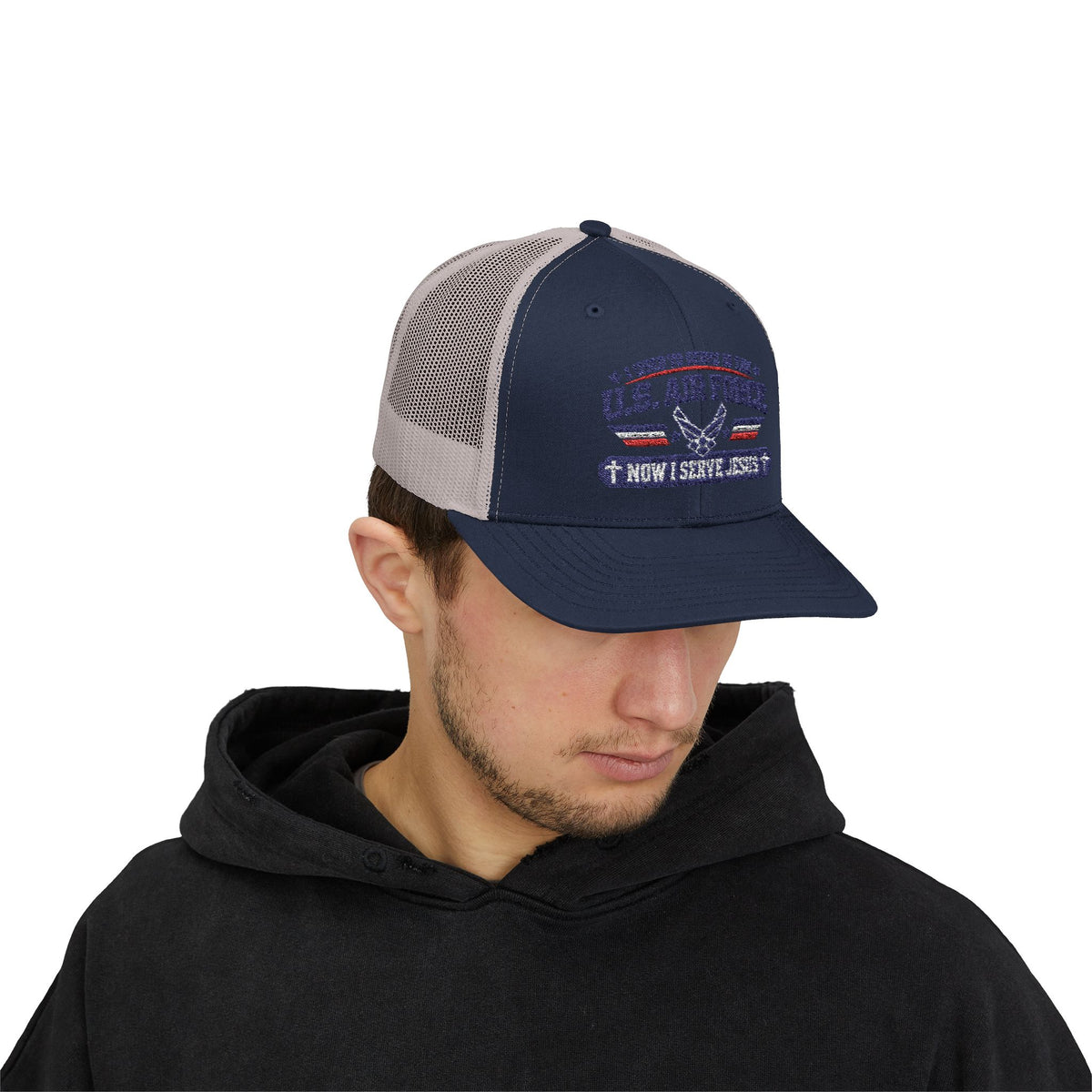 US AIR Force- Jesus embroidered ball cap