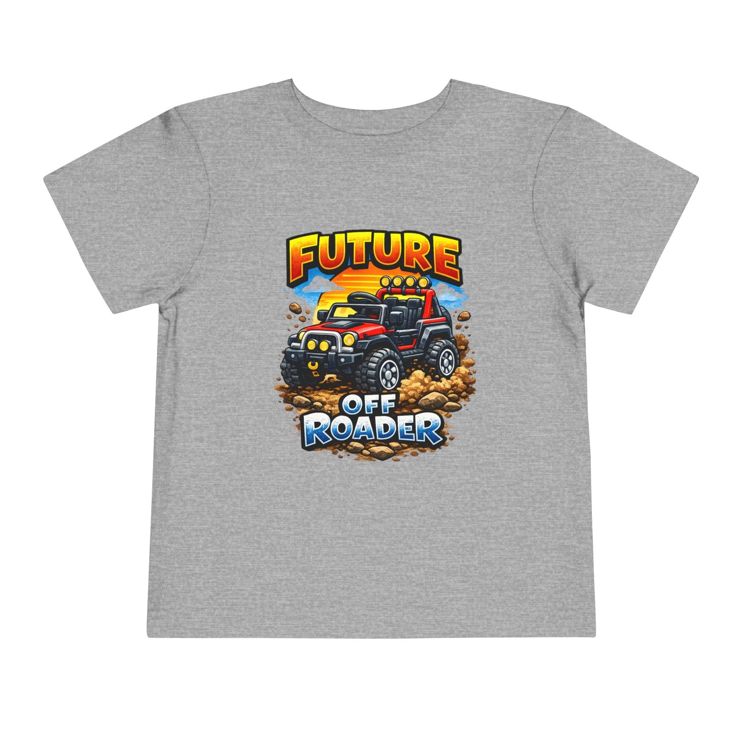 Future Off Roader Toddler Tee | Monster Truck Dirt Splash Graphic