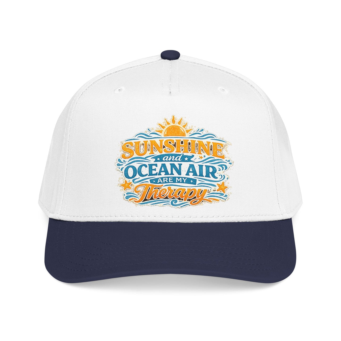 Mid Profile Baseball Cap Sunshine and Ocean air are my therapy