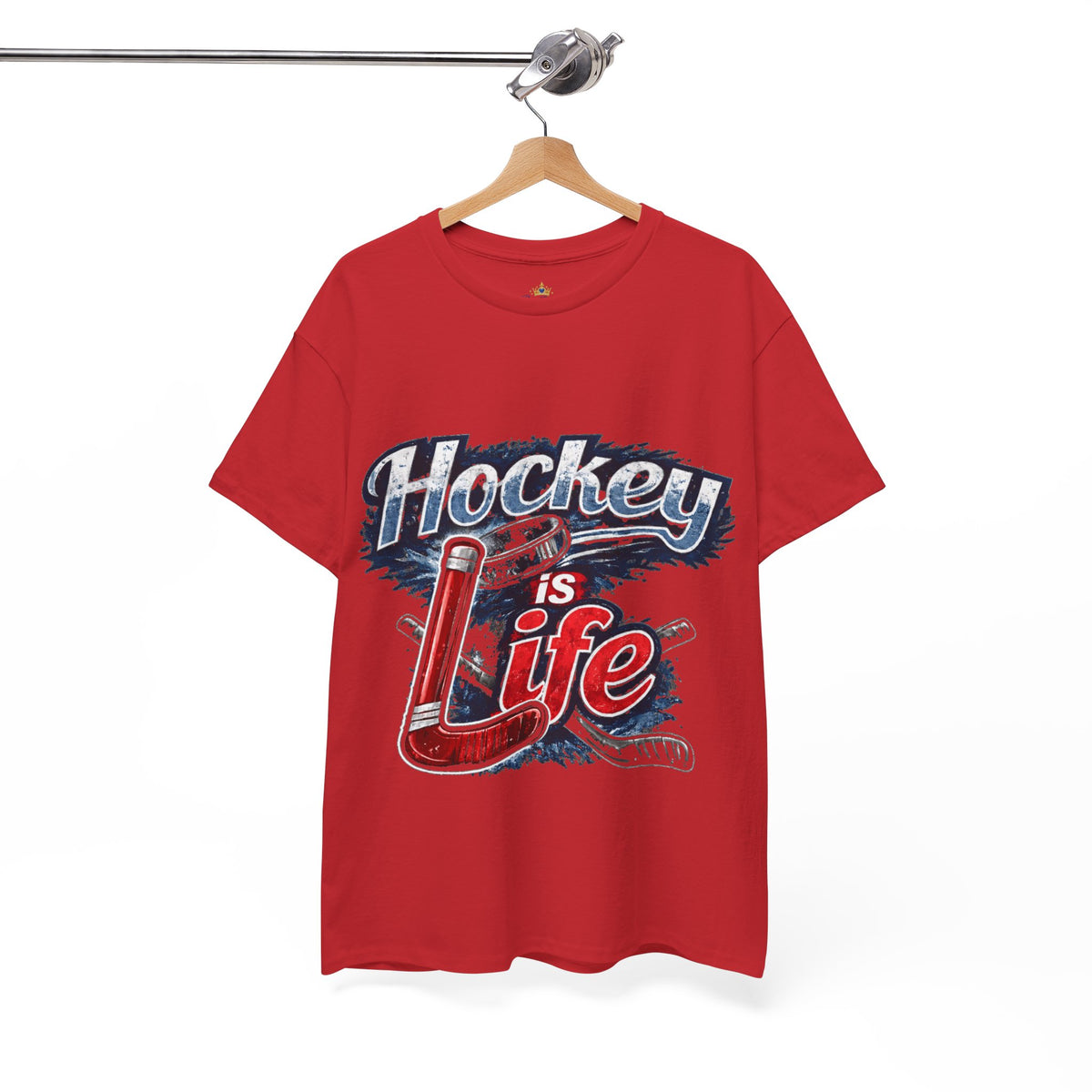 Hockey Is Life T-Shirt | Hockey Stick Graphic Tee, Sports Fan Shirt