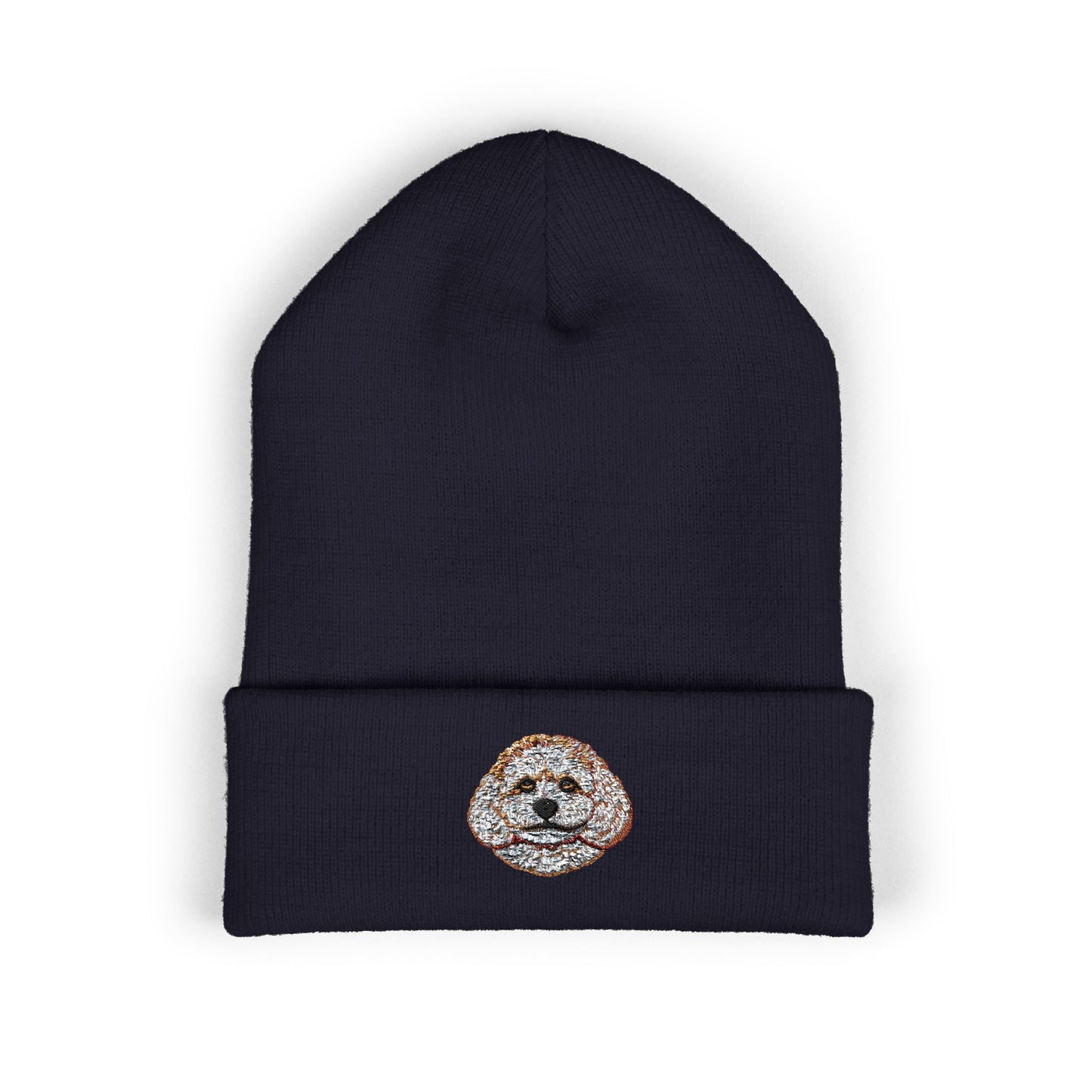Cockapoo Embroidered Beanie | Cuffed Knit Hat