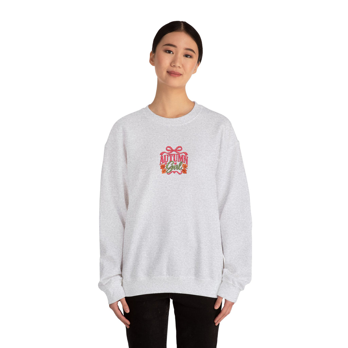 Autumn Girl 2026 Fall embroidered Unisex Heavy Blend™ Crewneck Sweatshirt