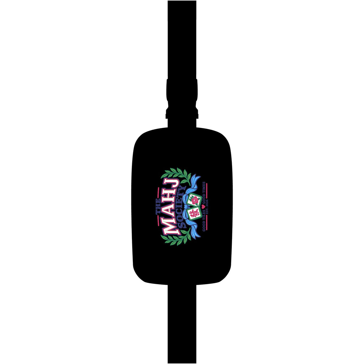 The Mahj Society Embroidered Explorer Sling Bag — Mahjong bag