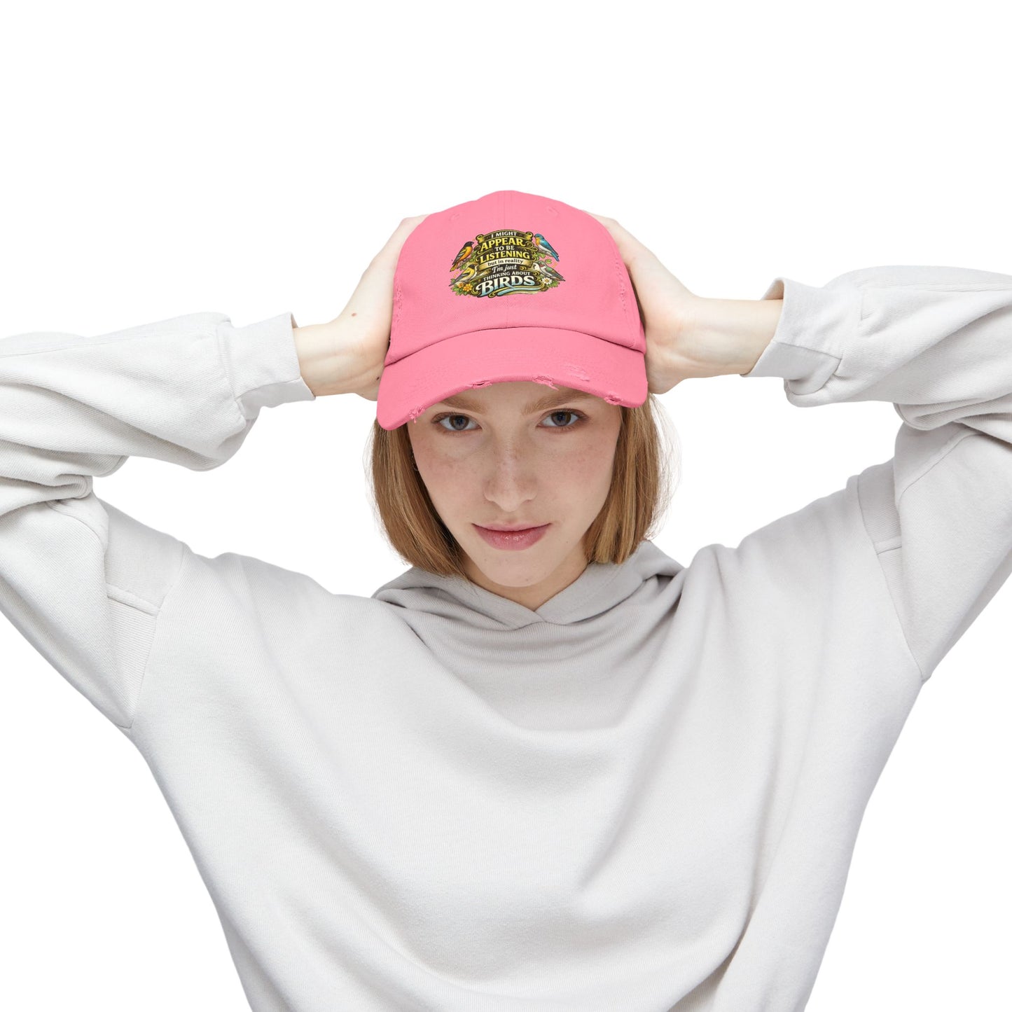 I'm just thinking about birds ball cap