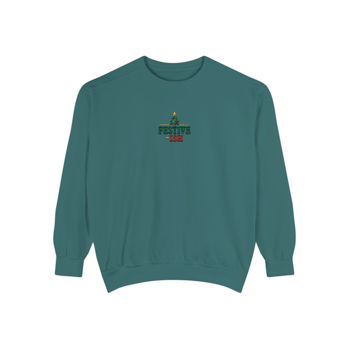 Holiday Sweatshirt — Festiv-ish Christmas Tree Crewneck