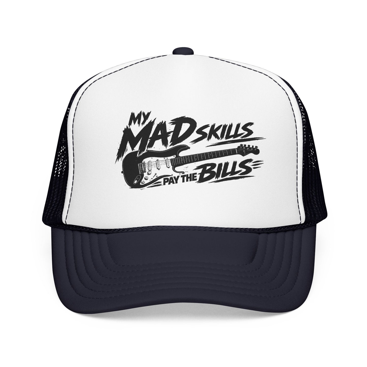 My Mad Skills Guitar Trucker Hat | Musician Rock Cap