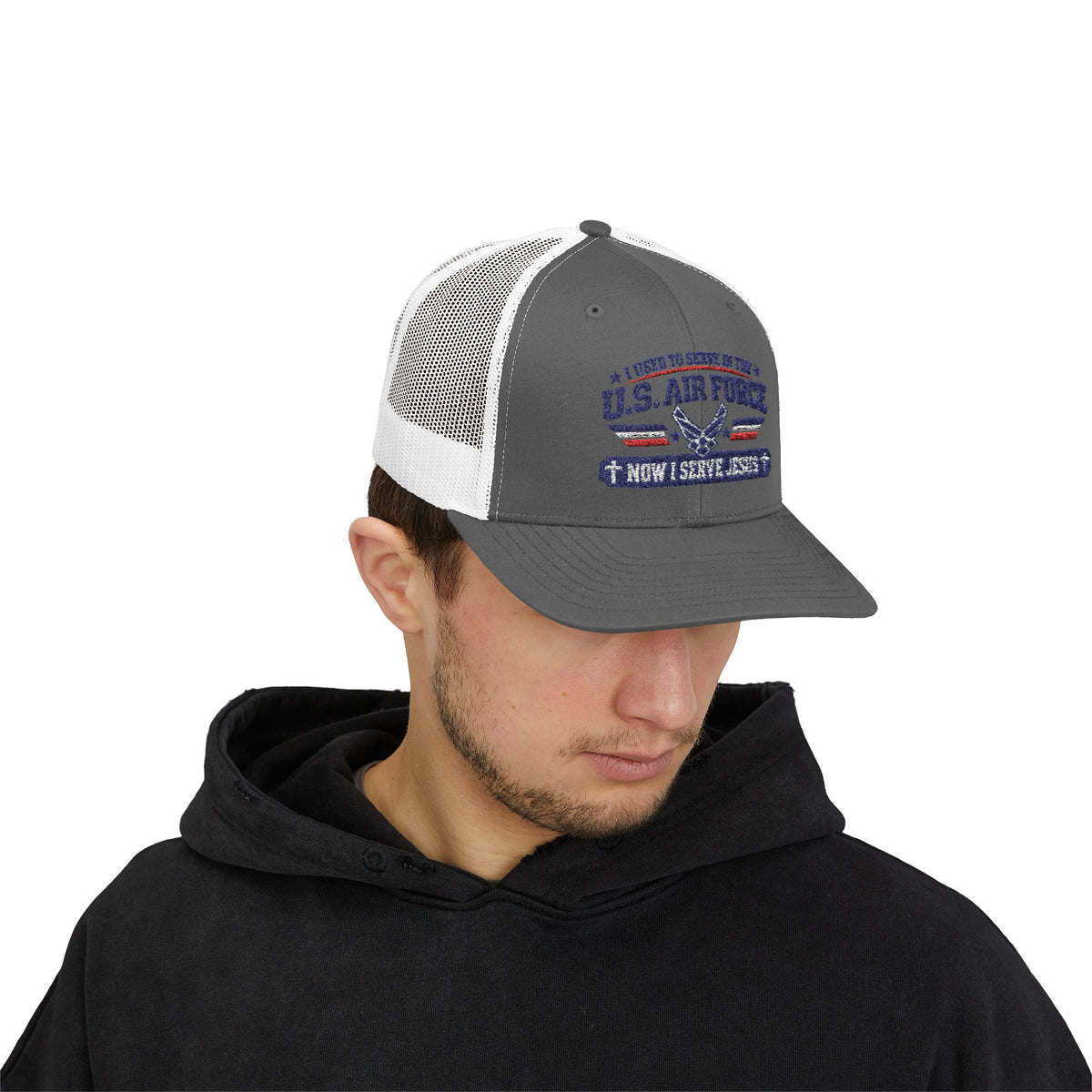 US AIR Force- Jesus embroidered ball cap