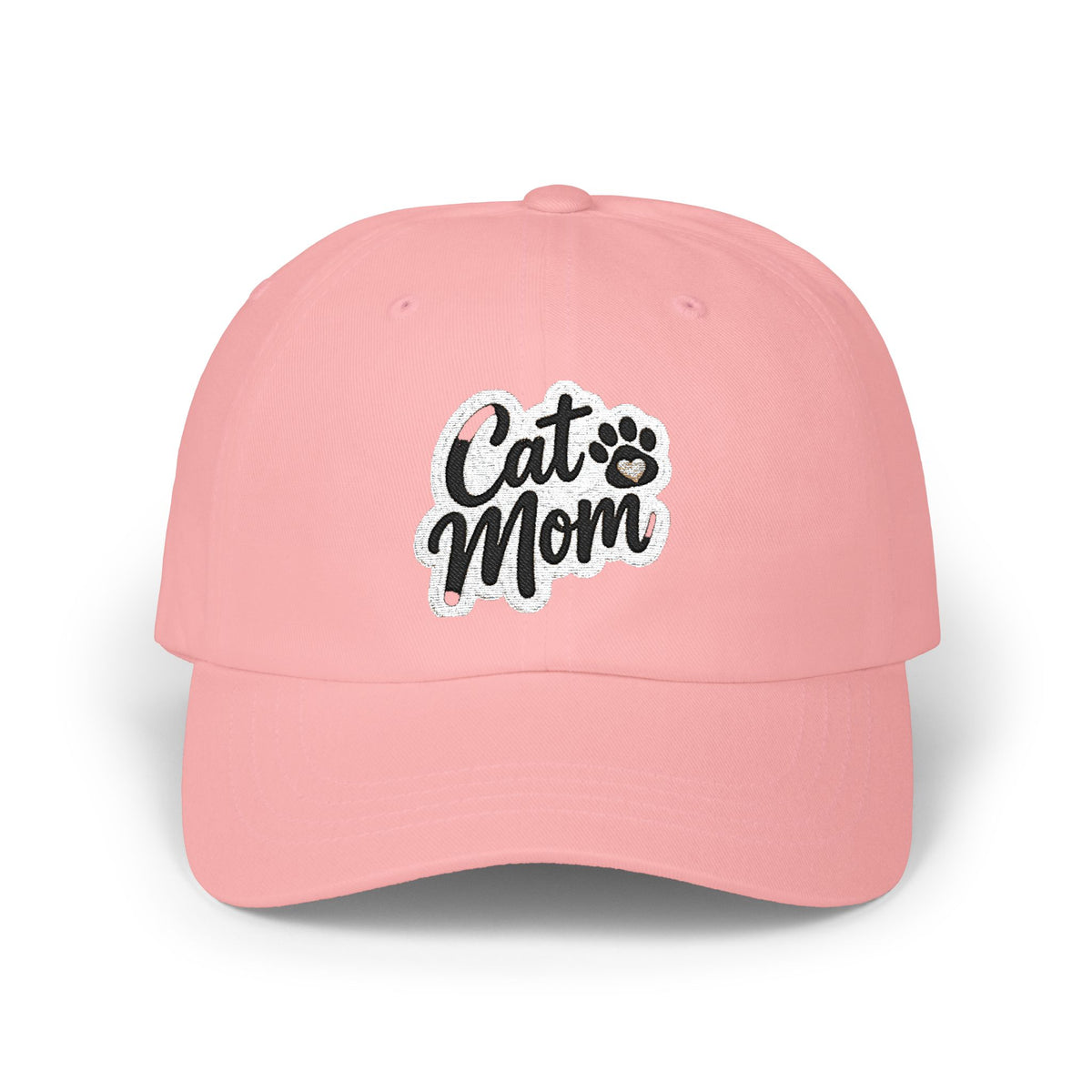 Cat Mom embroidered Classic Dad Cap