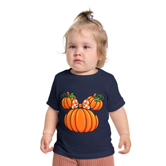 Fall Pumpkin Baby Short Sleeve Autumn T-Shirt