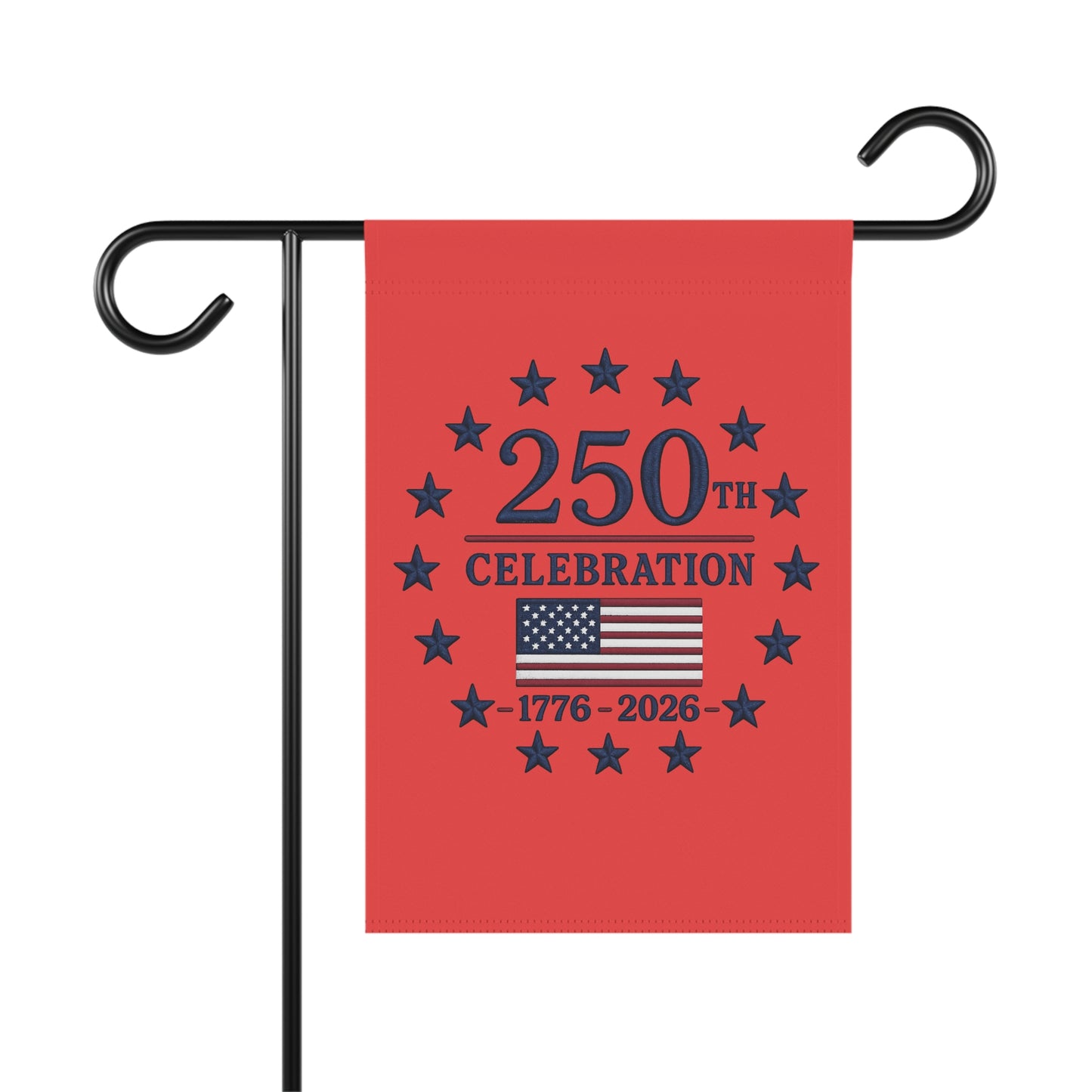 250th Celebration American Flag Garden Banner | 1776-2026 Patriotic USA