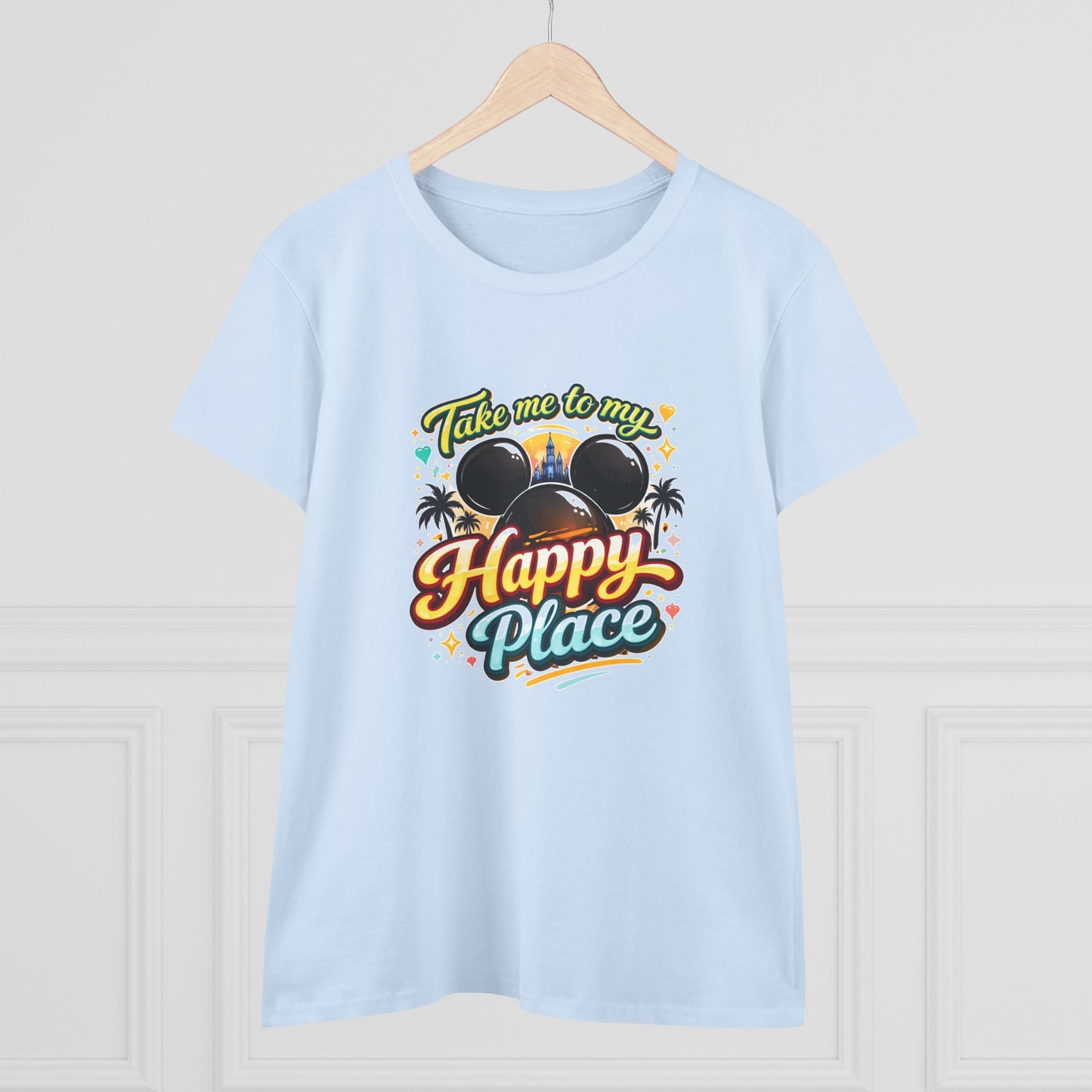 Take Me to My Happy Place Mickey Ears Tee | Disney Vacation Shirt