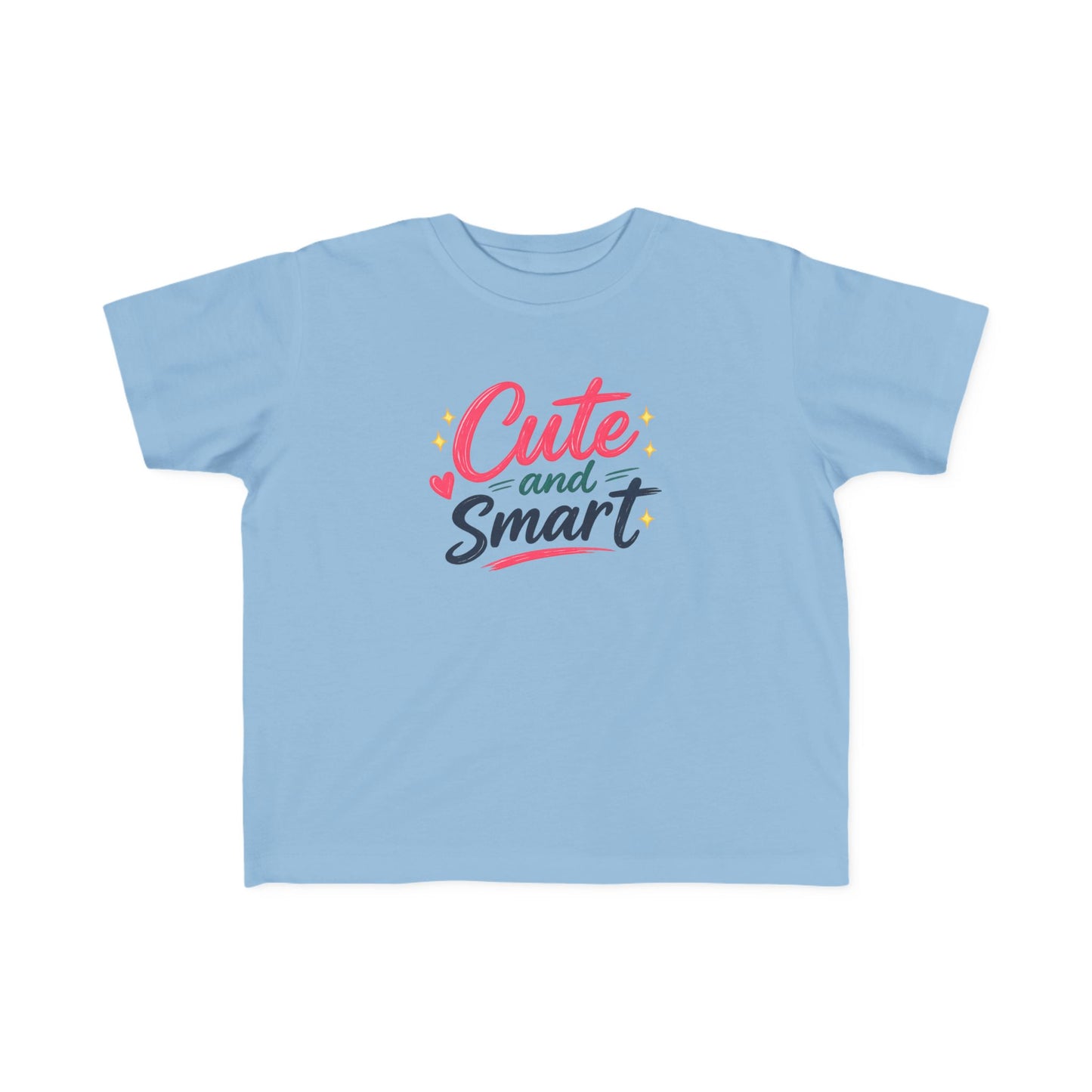 Cute and Smart Toddler Tee | Kids Graphic Shirt, Playful Script Design