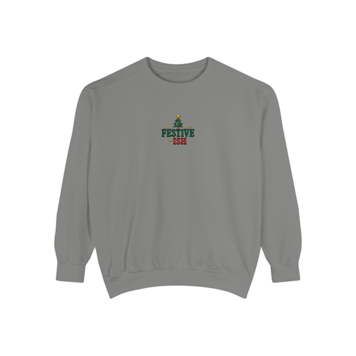 Holiday Sweatshirt — Festiv-ish Christmas Tree Crewneck