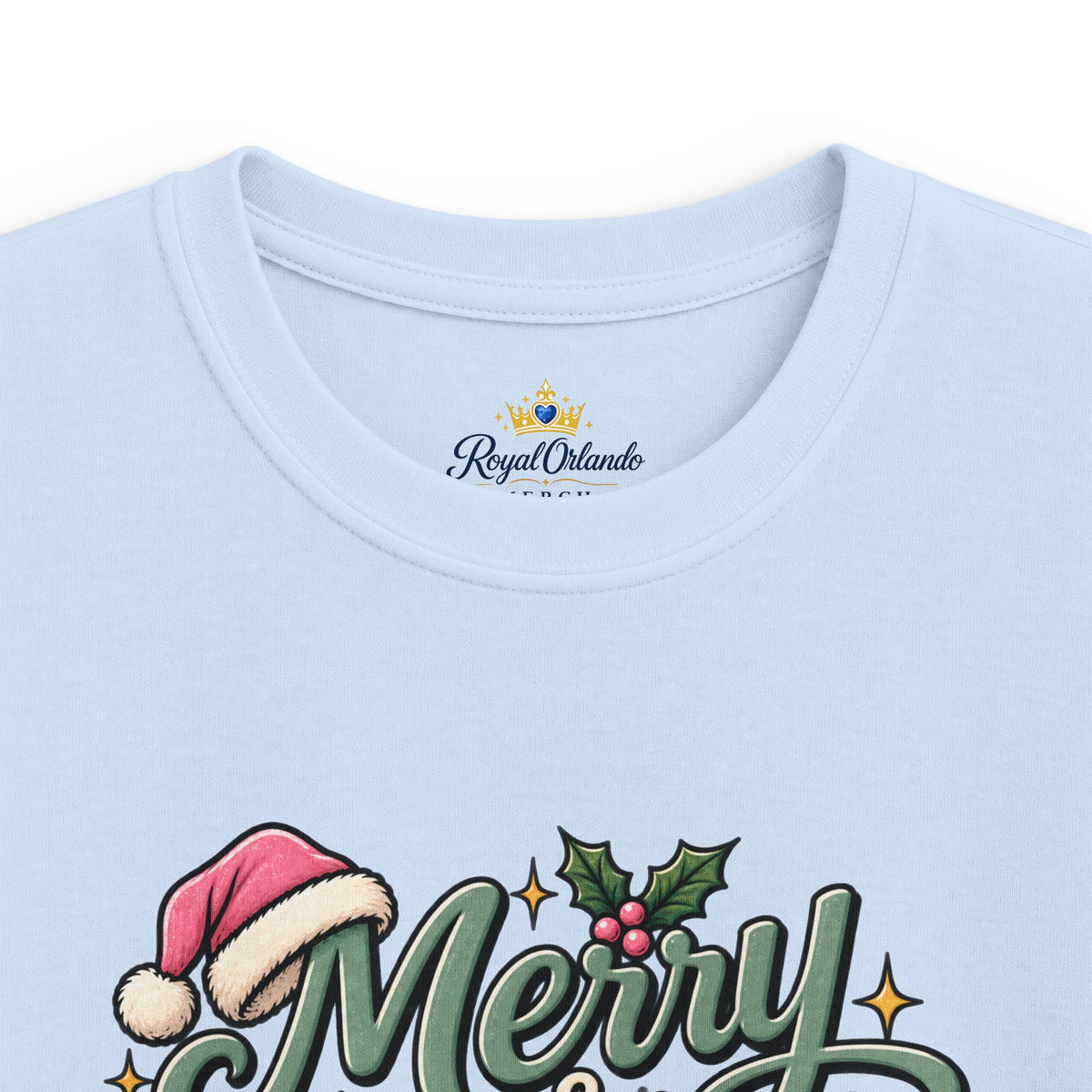Kids Tee — "Merry & Slightly Matching" Cute Holiday Family Shirt