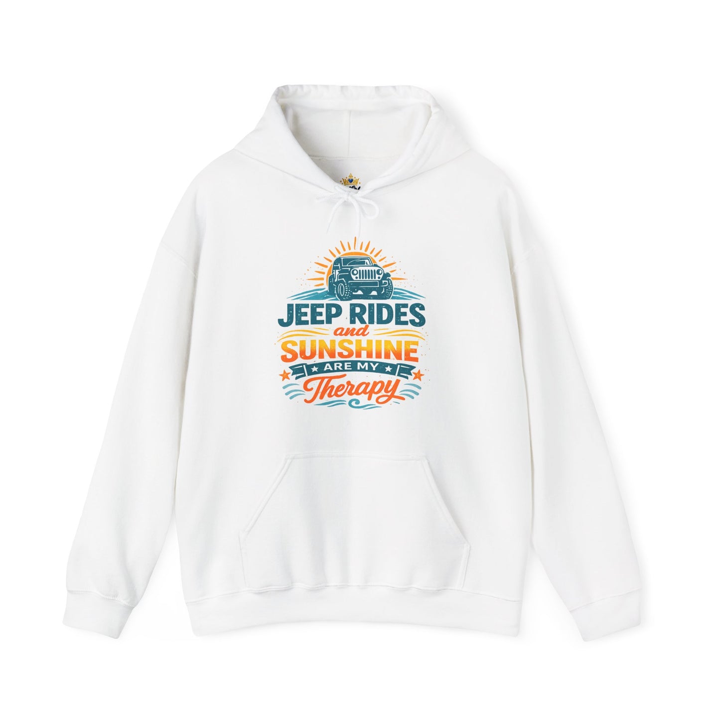 Beach Rides and Sunshine Hoodie | Retro Off-Road Therapy Design
