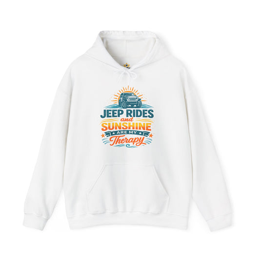 Beach Rides and Sunshine Hoodie | Retro Off-Road Therapy Design