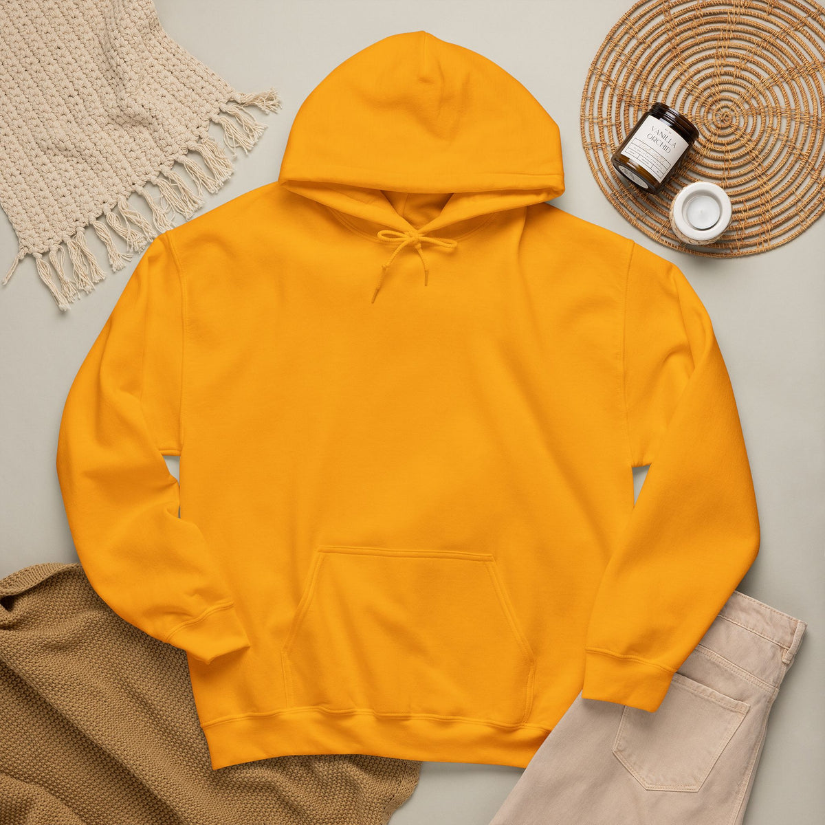 Fall Pumpkin Embroidered Ears silhouette Hoodie | Halloween pumpkin ears sweatshirt