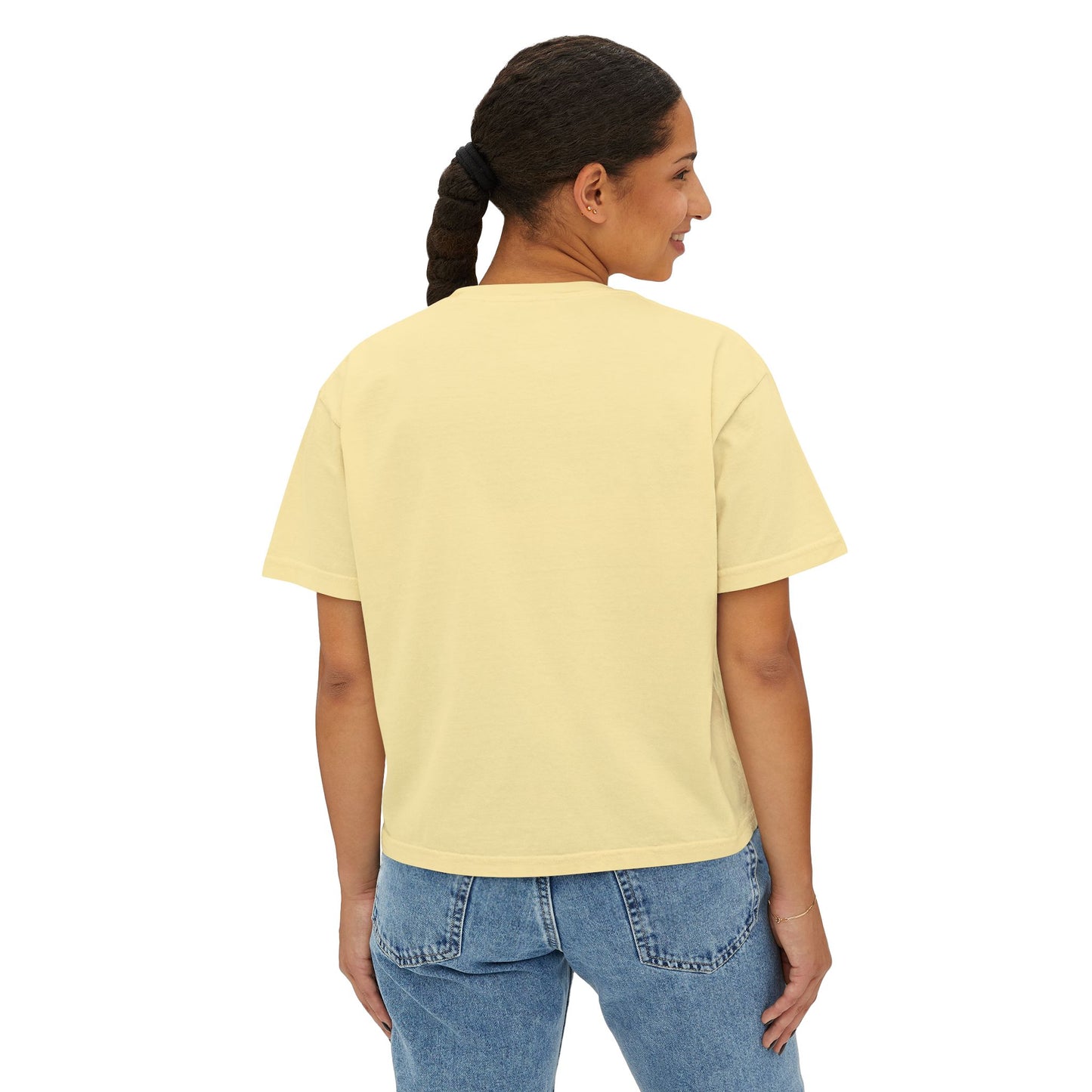 Women's Boxy Tee- Opossum and kitten neighborhood mom graphic