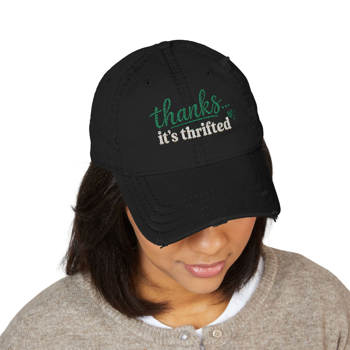 Thanks… It's Thrifted Embroidered Dad Hat