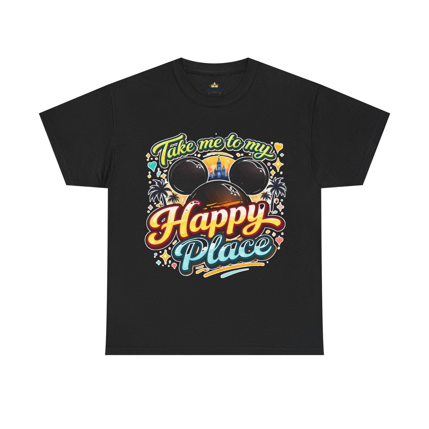 Take Me To My Happy Place T-Shirt | Mouse Ears Castle Vacation Tee