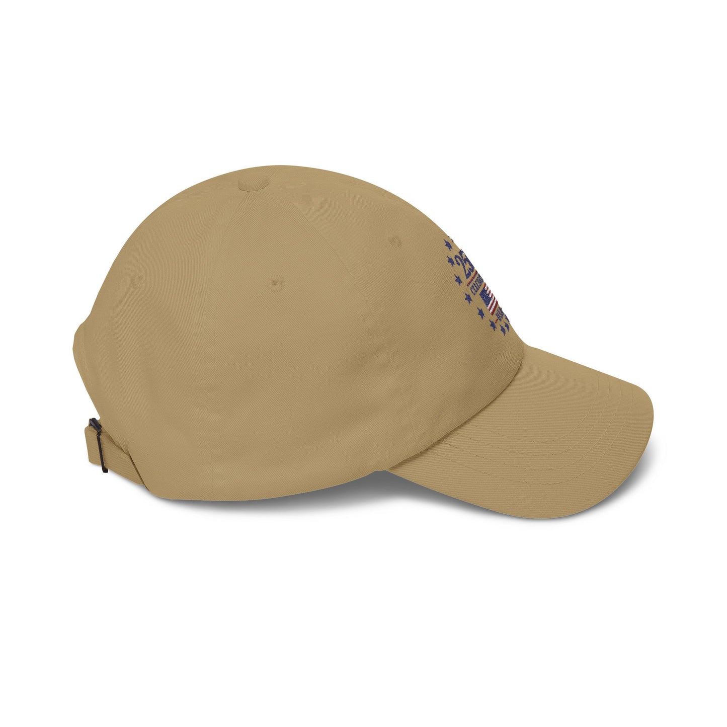 250th Celebration USA Embroidery Classic Dad Cap | Patriotic 13 Stars Emblem July 4th