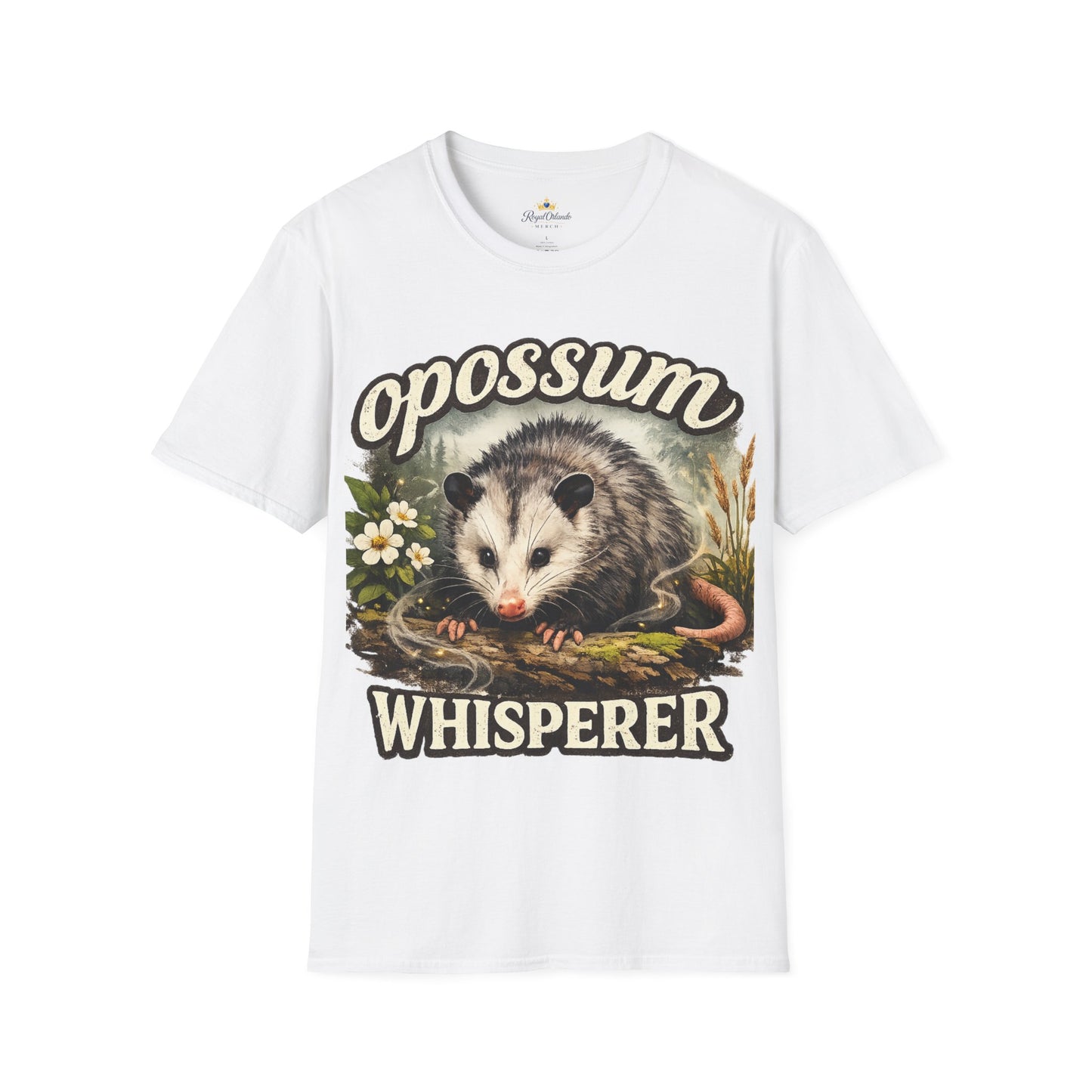 Opossum Whisperer T-Shirt | Vintage Wildlife Illustration