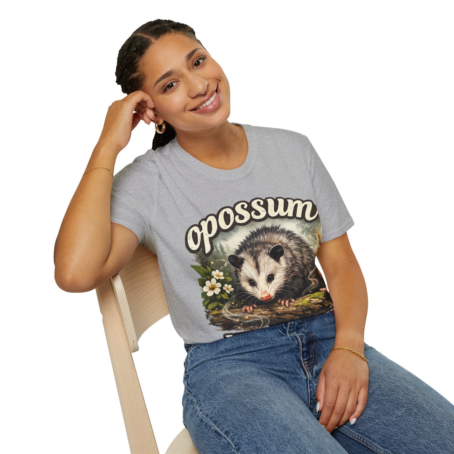 Opossum Whisperer T-Shirt | Vintage Wildlife Illustration