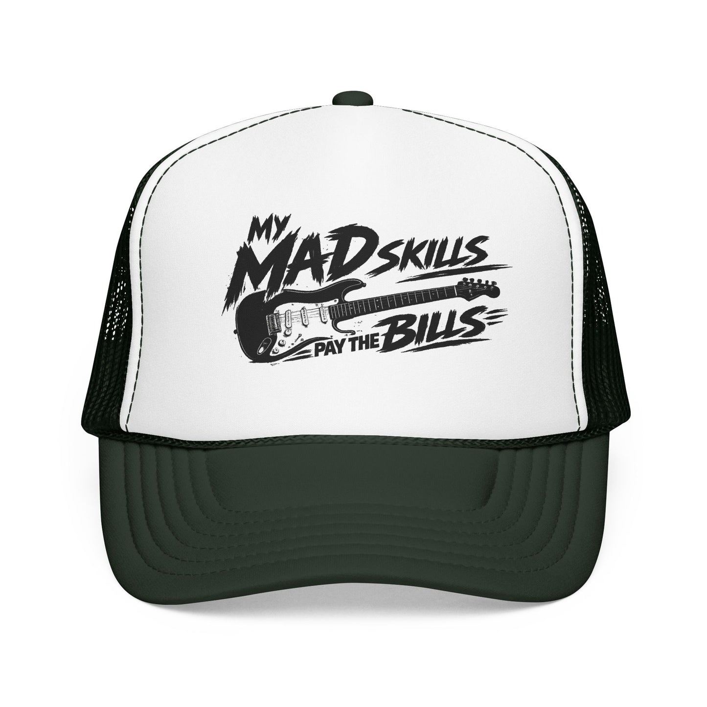 My Mad Skills Guitar Trucker Hat | Musician Rock Cap