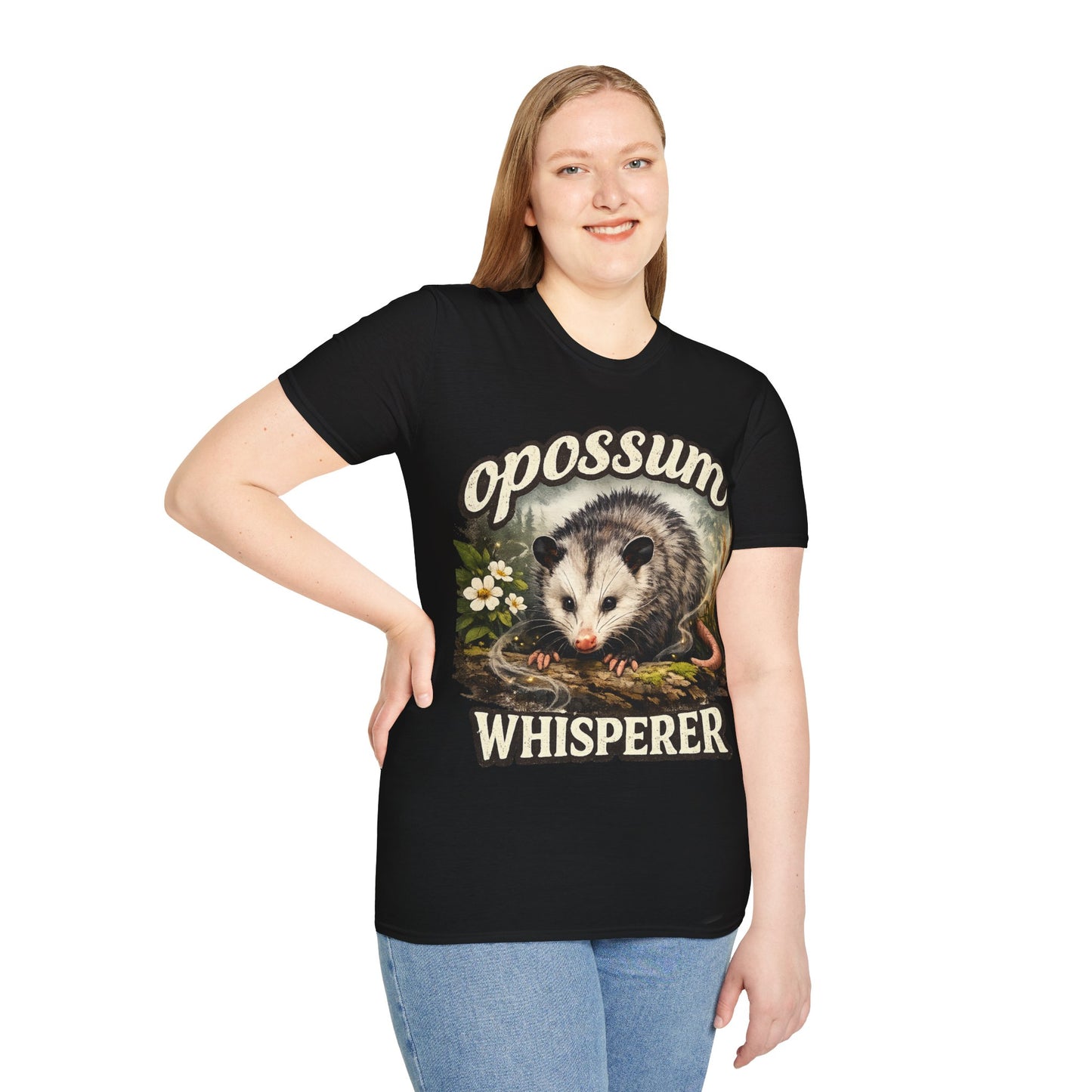 Opossum Whisperer T-Shirt | Vintage Wildlife Illustration