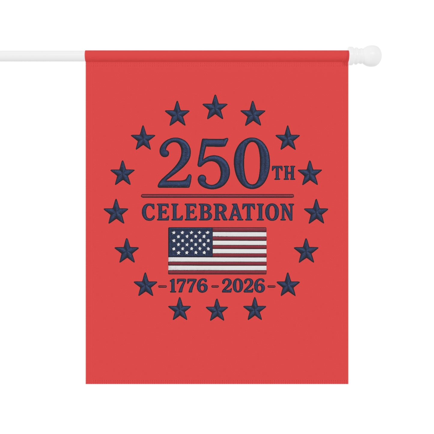 250th Celebration American Flag Garden Banner | 1776-2026 Patriotic USA