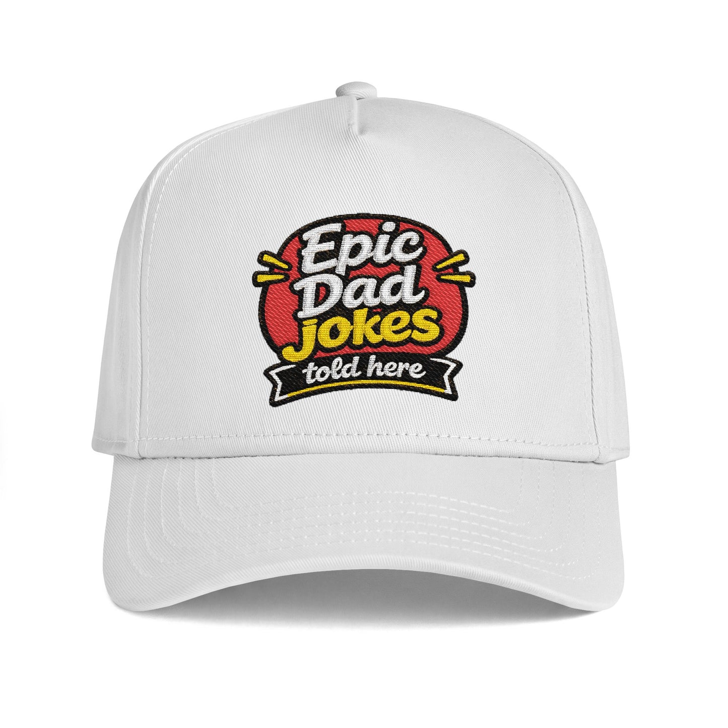 Epic Dad Jokes told here Cap | Embroidered Baseball Hat