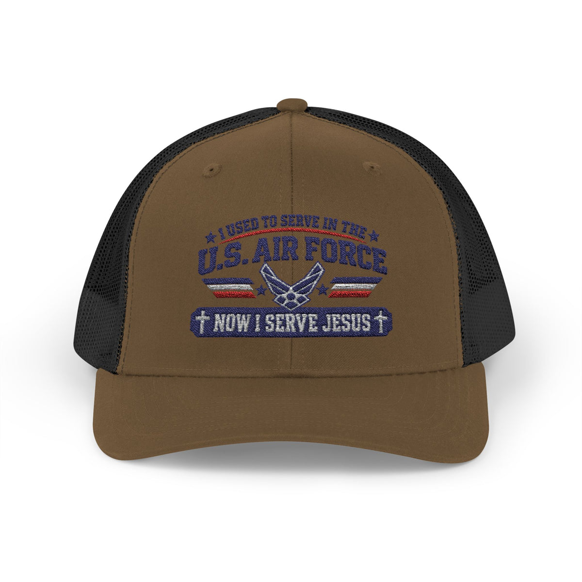 US AIR Force- Jesus embroidered ball cap