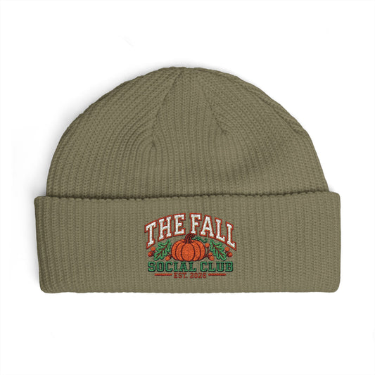 Fall Social Club 2026 Embroidered Cuff Beanie