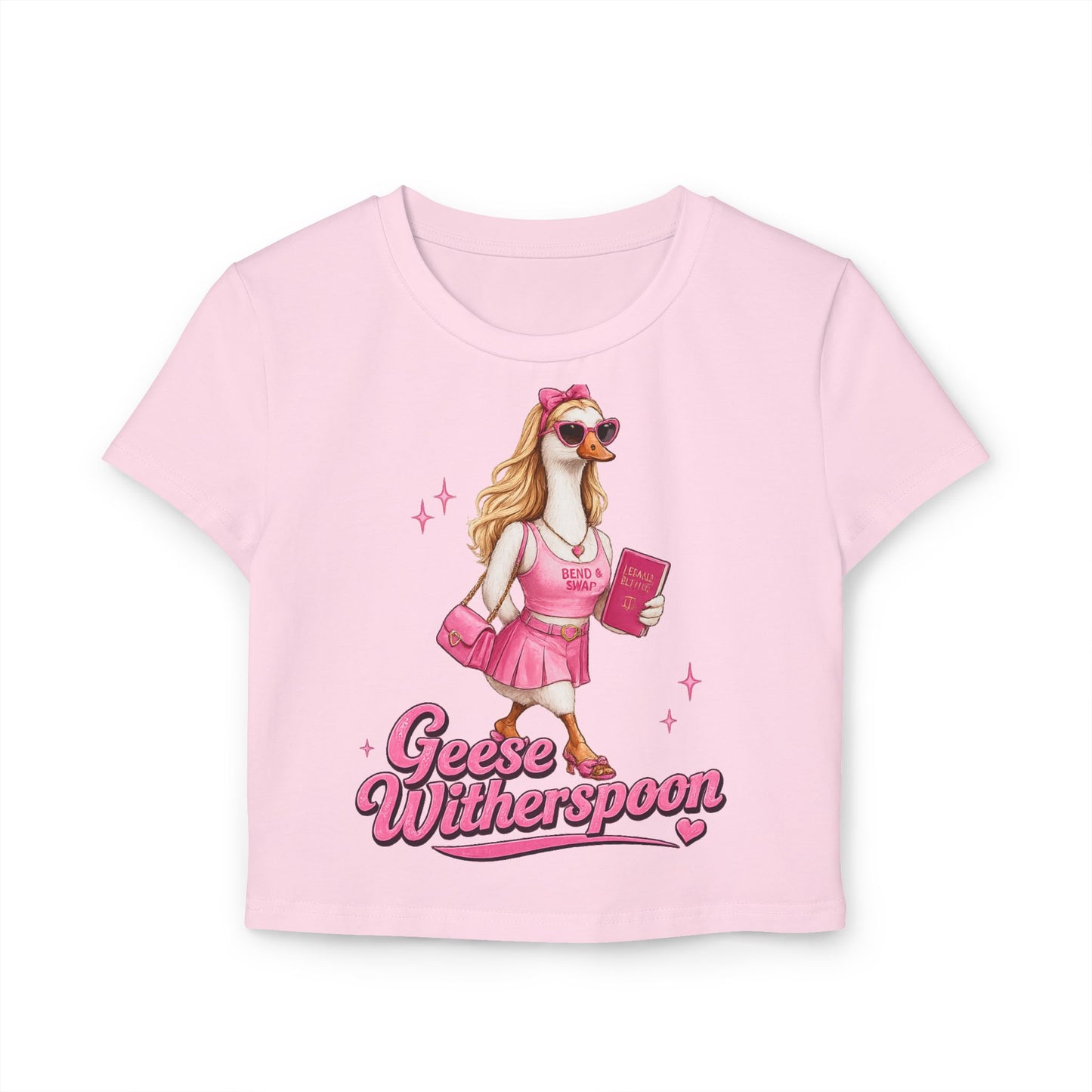 Geese Witherspoon goose character tee | Women's Baby Tee